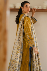 Sapphire - Winter 3PC Khaddar Digital Printed Dress - BFU0442